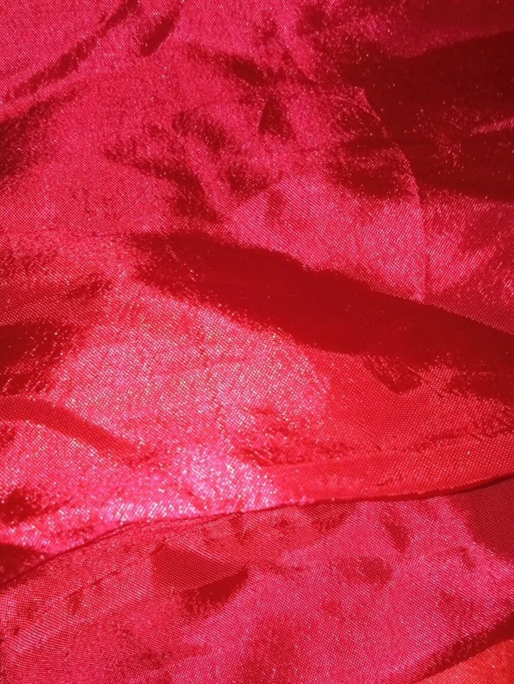Red Velvet Princess Dress with Gold Trim